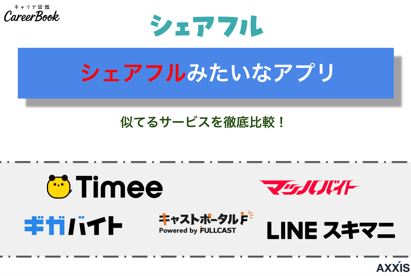 シェアフルみたいなスキマバイトアプリおすすめ厳選
